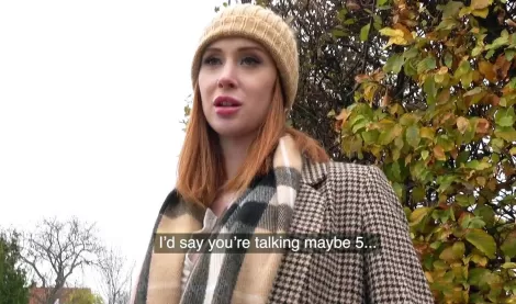 Красивая милашка соглашается на секс с пикапером - когда видит деньги